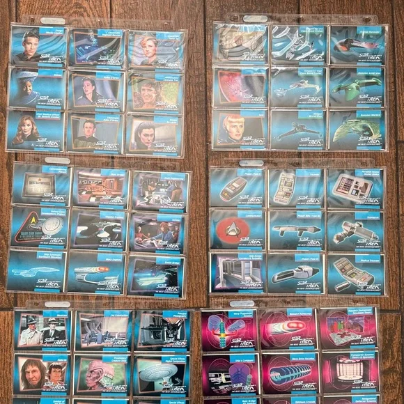 1992 Impel Star Trek TNG Inaugural Edition Complete Base Set #1-120 - Picture 7 of 17